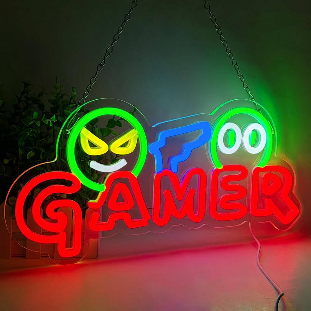 Party Games For Christmas - Gamer Neon Sign LED Wandlamp Aanpasbare