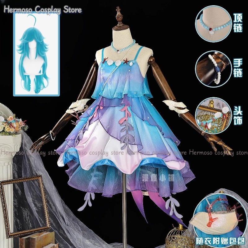 Party Games For Christmas - Dolia Cosplay Kostuum Pruik voor Halloween