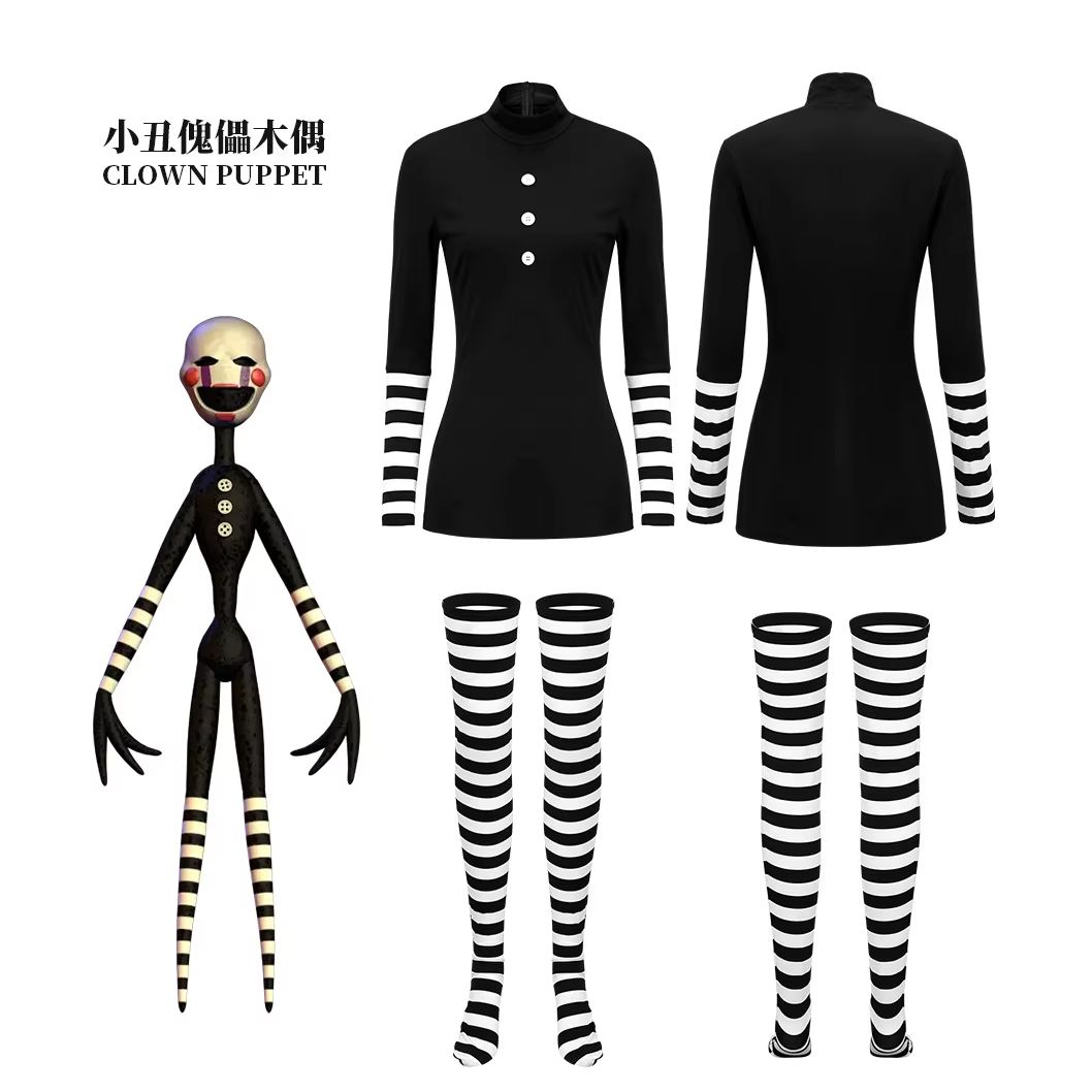Party Games Night - Game Nights Marionette Cosplay Kostuum Jurk