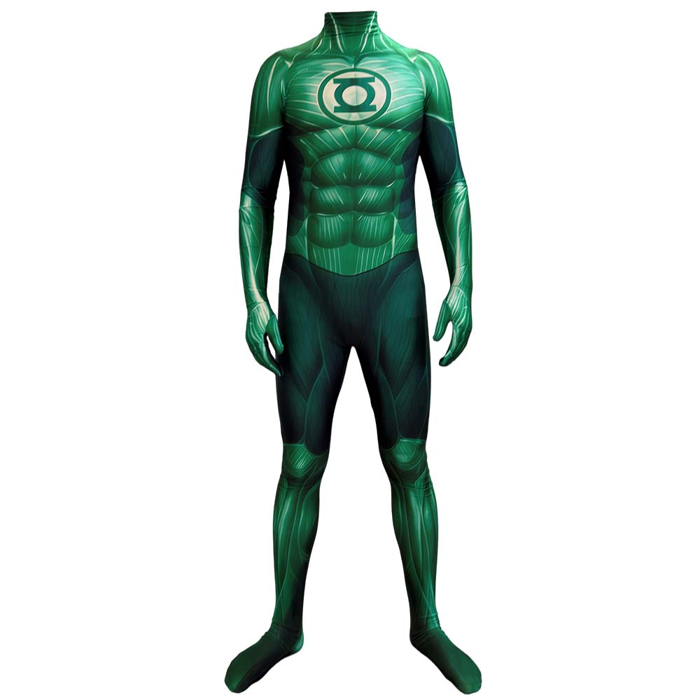Party Games For Adults And Kids - Halloween Mannelijke Groene Cosplay Kostuum Lantaarn