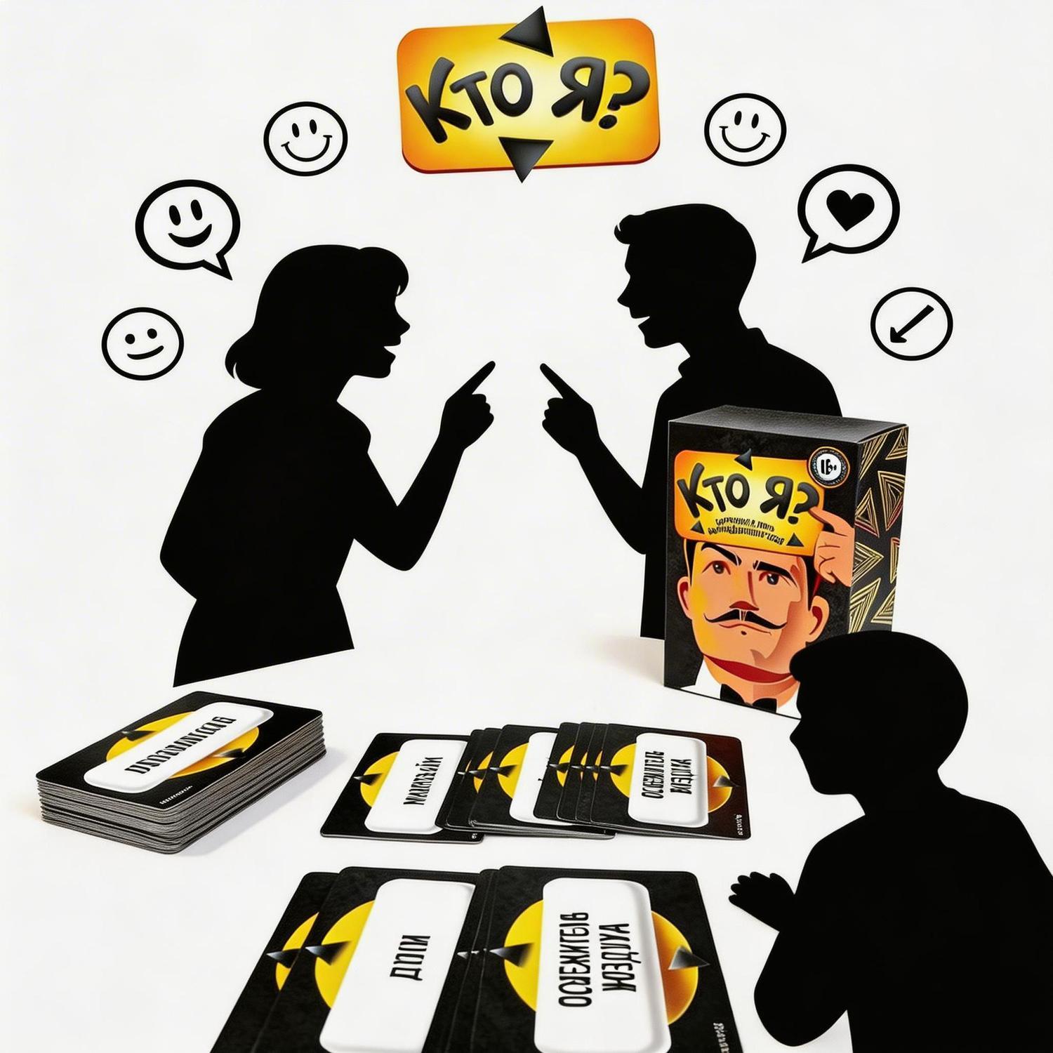Party Games Night - Russische Meme 'Raad eens wie ik