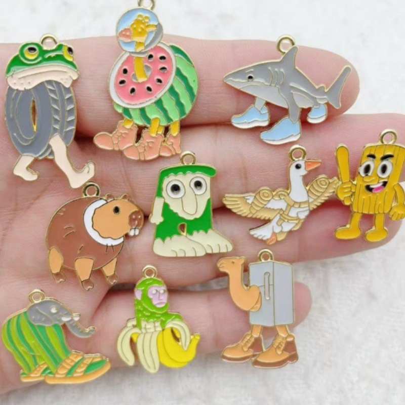 Party Games Questions - 10 stuks creatieve legering druppelolie sieraden,