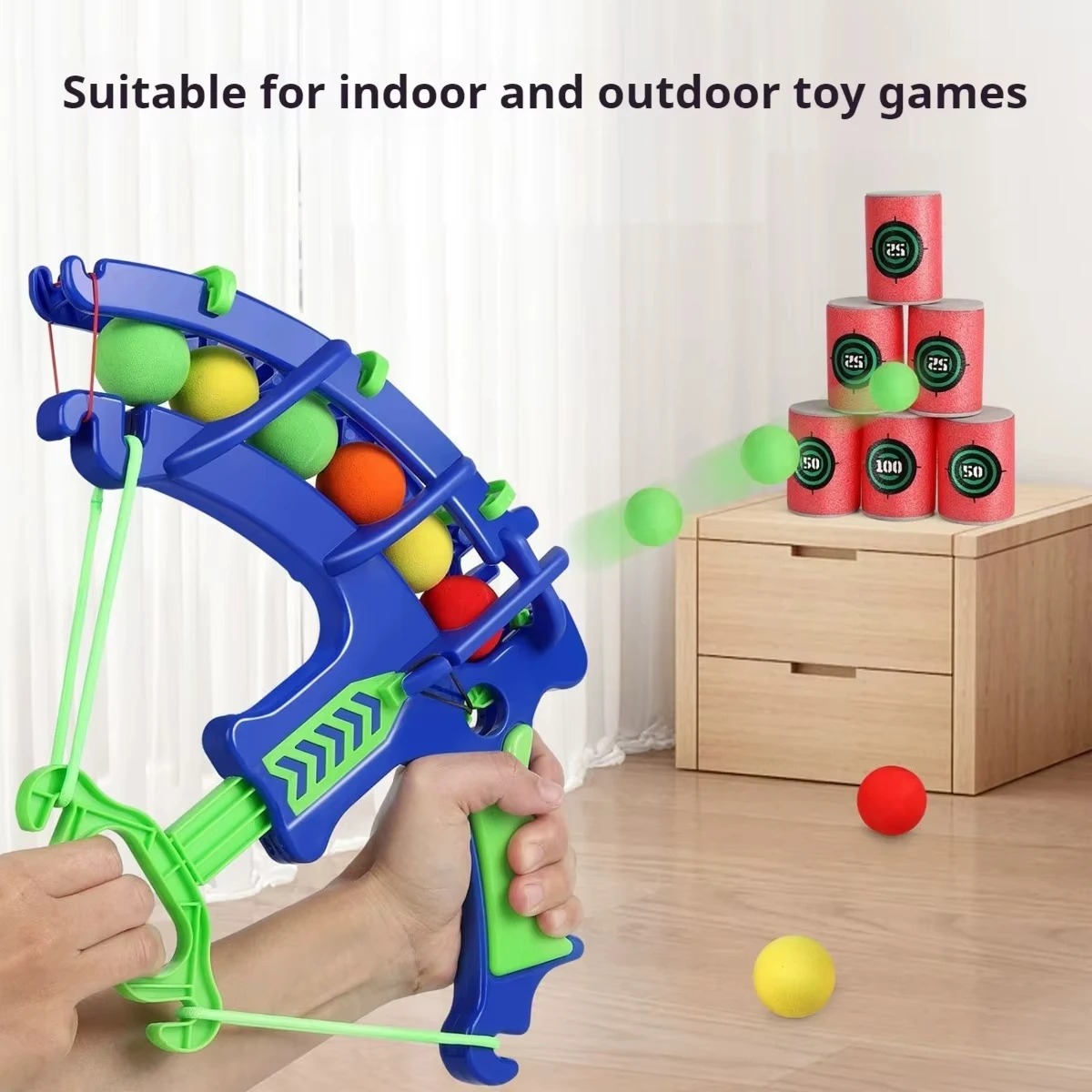 Party Games Kids Birthday - Sport Slingshot Target Bubble Gun Zachte