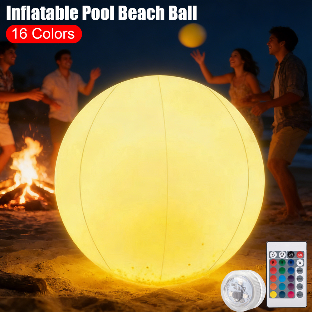 Games Garden Party - Opblaasbaar zwembad strandbal lichtgevende LED gloeiende