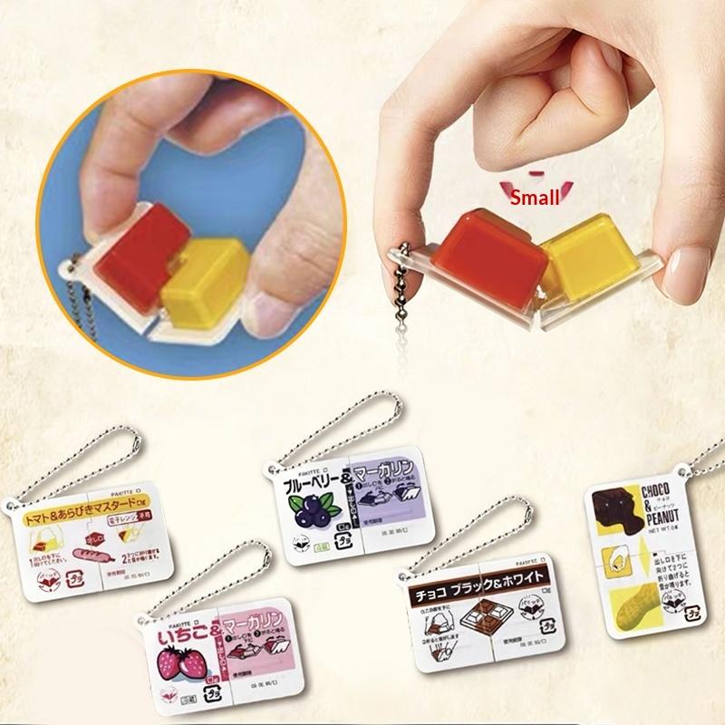 Party Games Questions - Mini Jam Snap Fidget Speelgoed, Voedselthema,