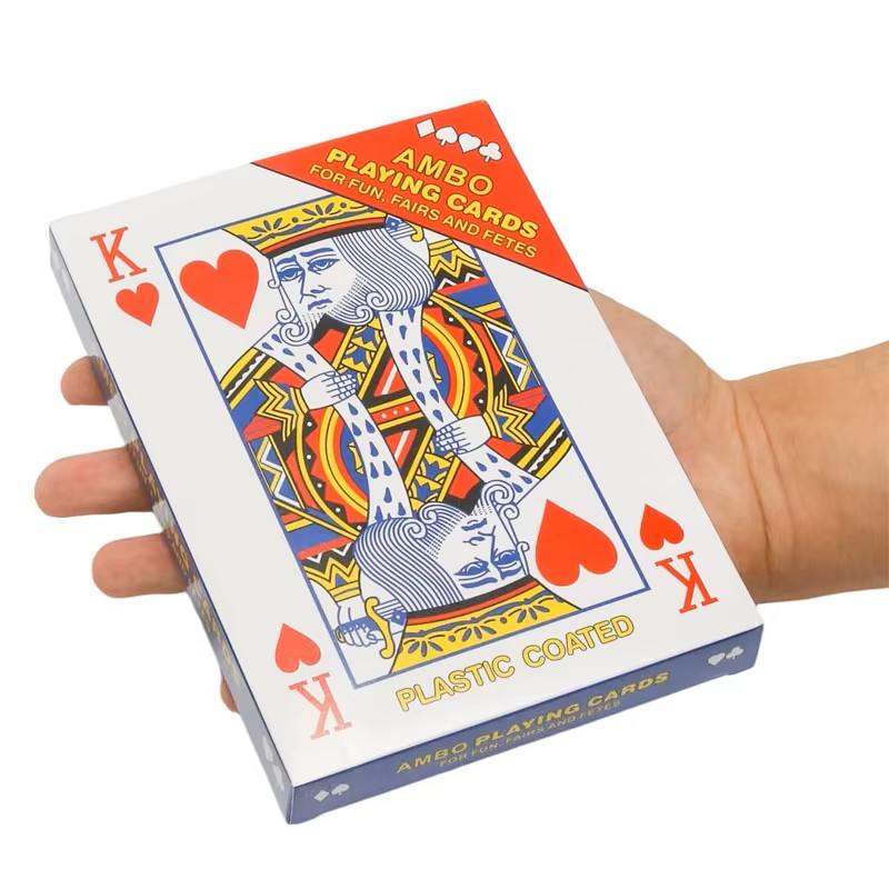 Party Games Juego - Oversized speelkaarten Jumbo 2x groter Party