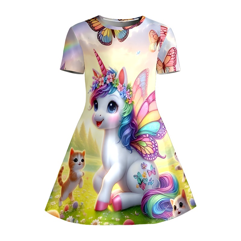 T-shirtjurk met regenboog-eenh - Games Garden Party recensie en prijs