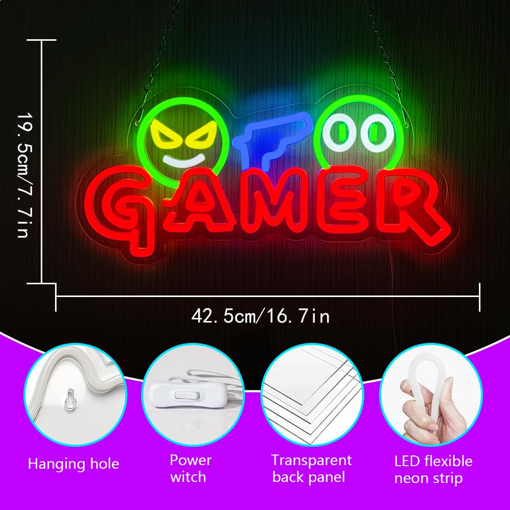 Gamer Neon Sign LED Wandlamp A - Party Games For Christmas recensie en prijs