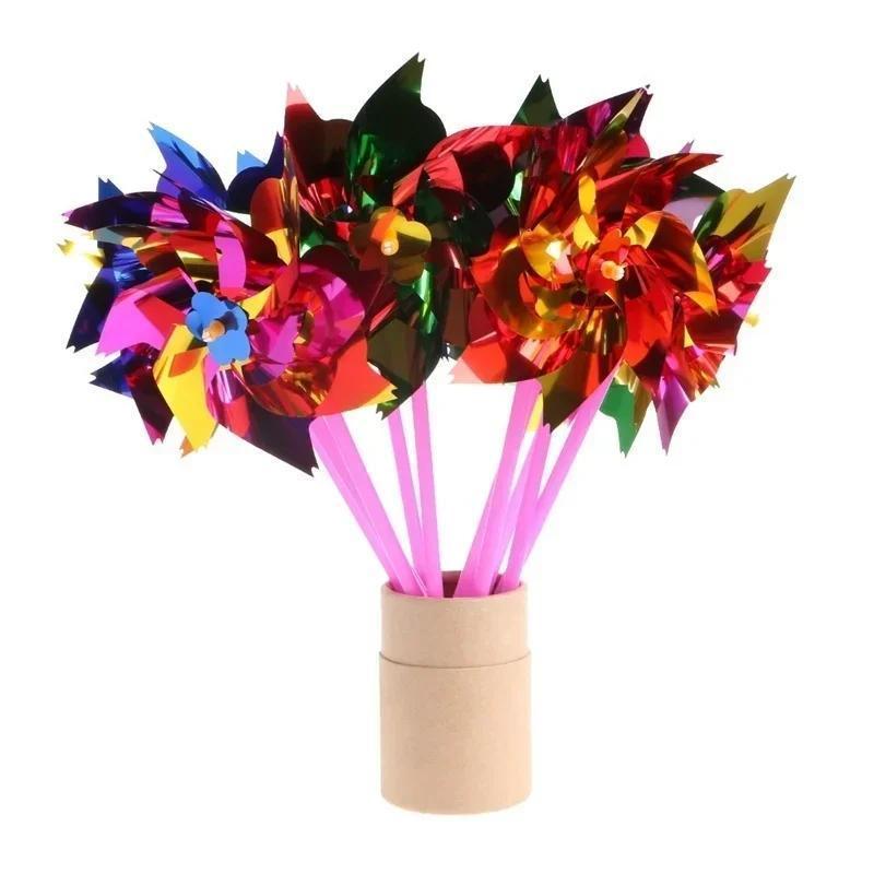 6 Stuks Plastic Windmolen Pinw - Games Garden Party recensie en prijs