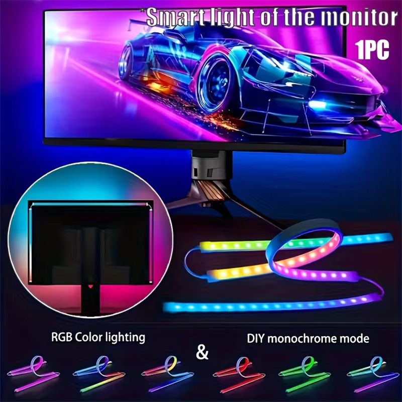 RGB Gaming Lights Strip Monito - Party Games Night recensie en prijs