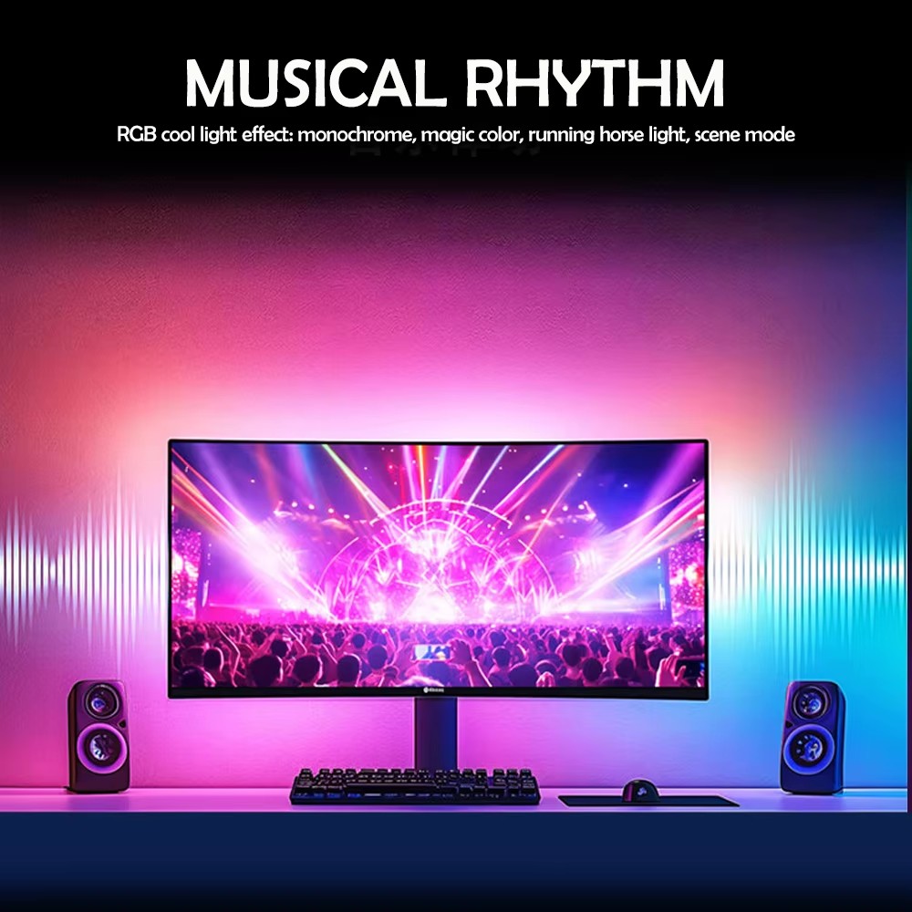 RGB Gaming Lights Strip Monito - Party Games Night recensie en prijs