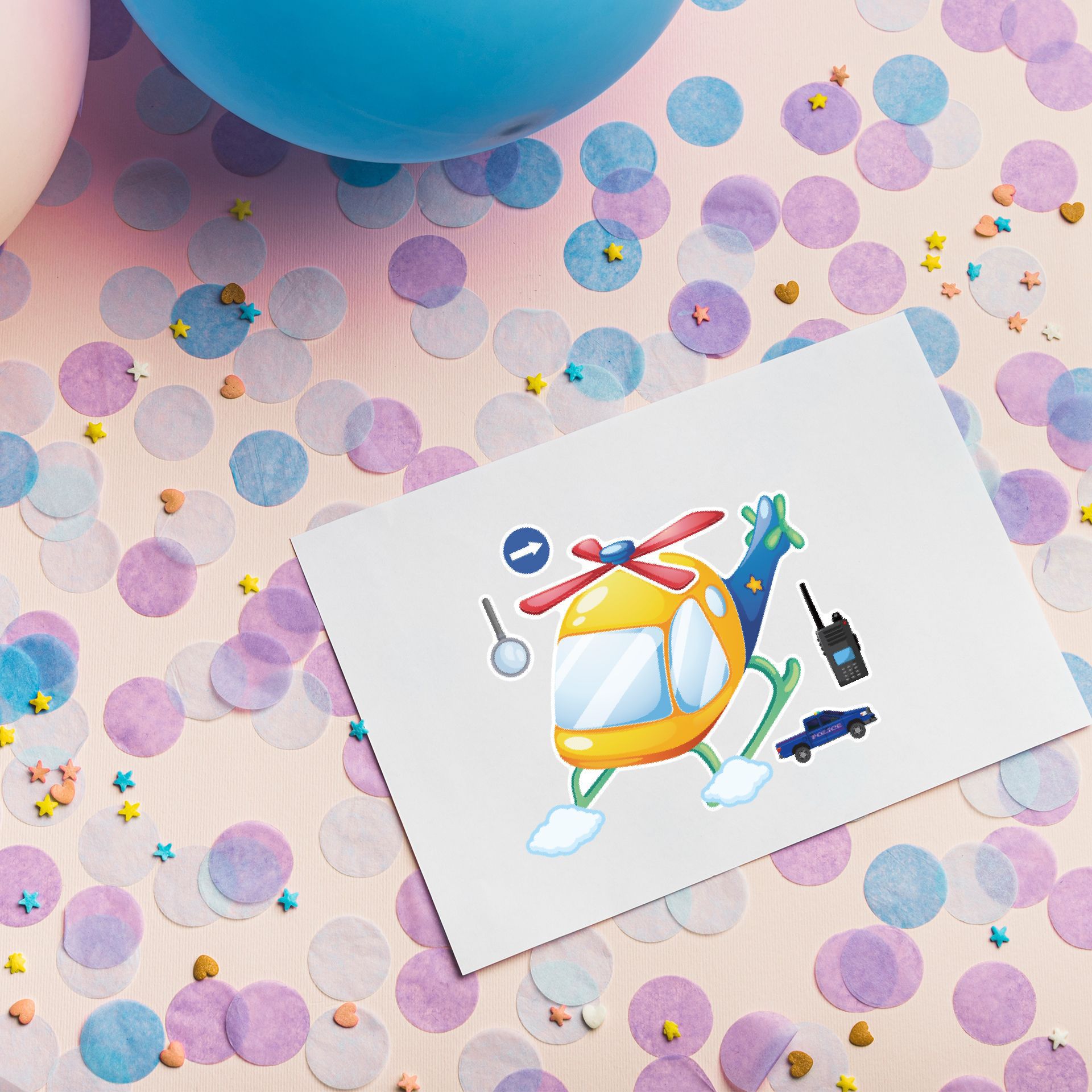 16 Vellen Cartoon Roeping Poli - Party Games Kids Birthday recensie en prijs