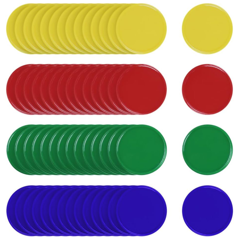 Bingo Markers Chips 37 MM 4 Kl - Party Games Juego recensie en prijs