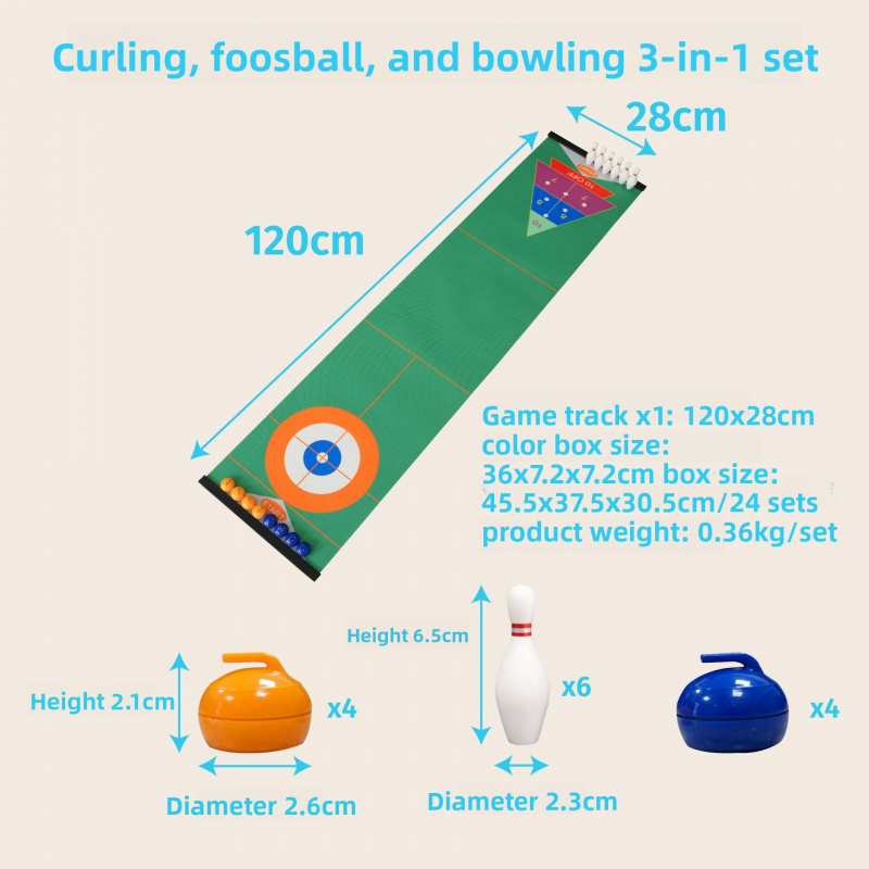 Curling Tafelspelset, Mini IJs - Party Games For Adults And Kids recensie en prijs