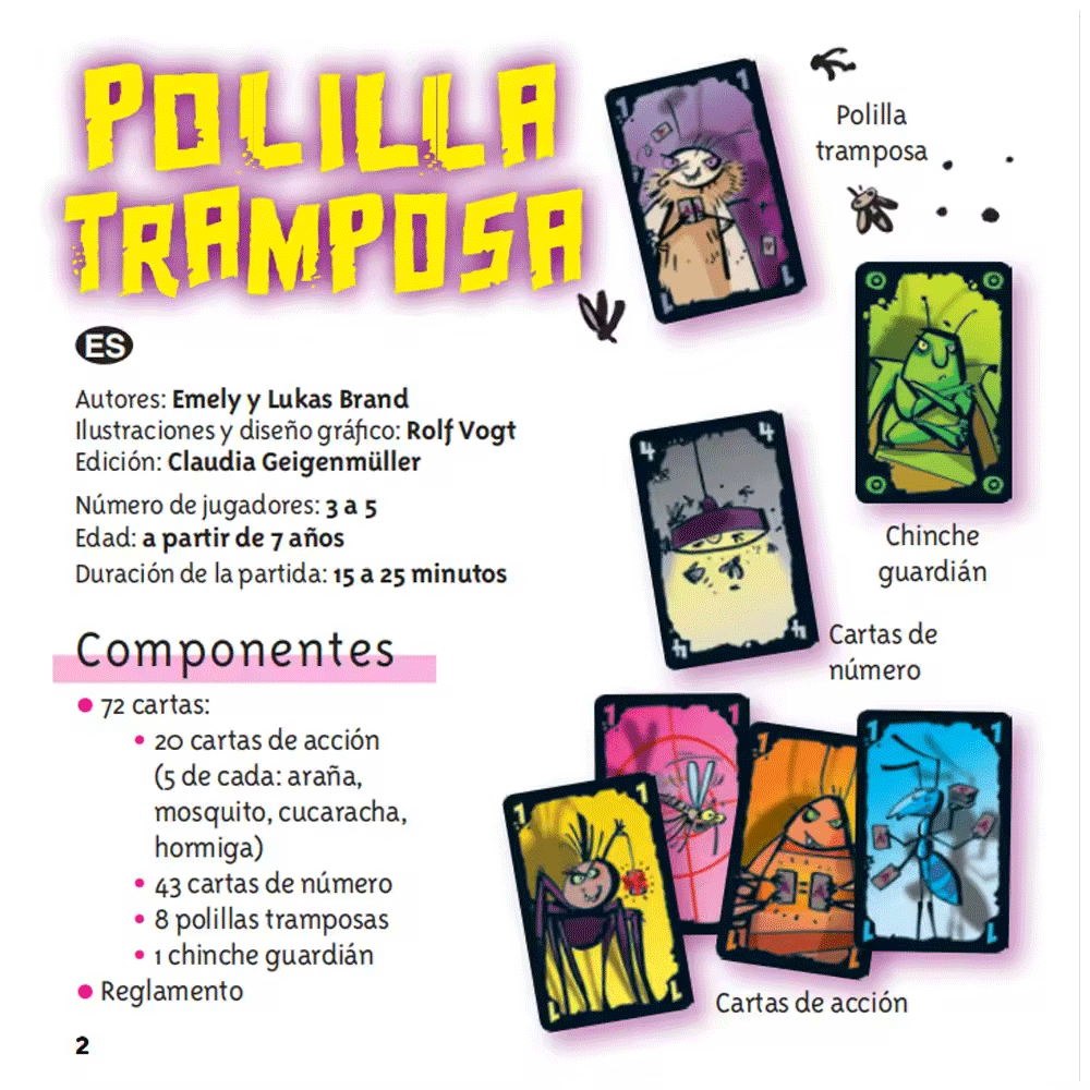 Polilla Tramposa Bordspellen T - Party Games Juego recensie en prijs