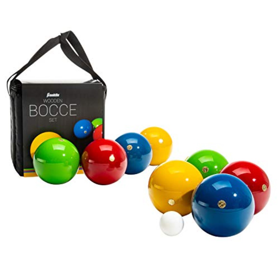 Boccebalset met 8 houten balle - Bocce Ball Lawn recensie en prijs